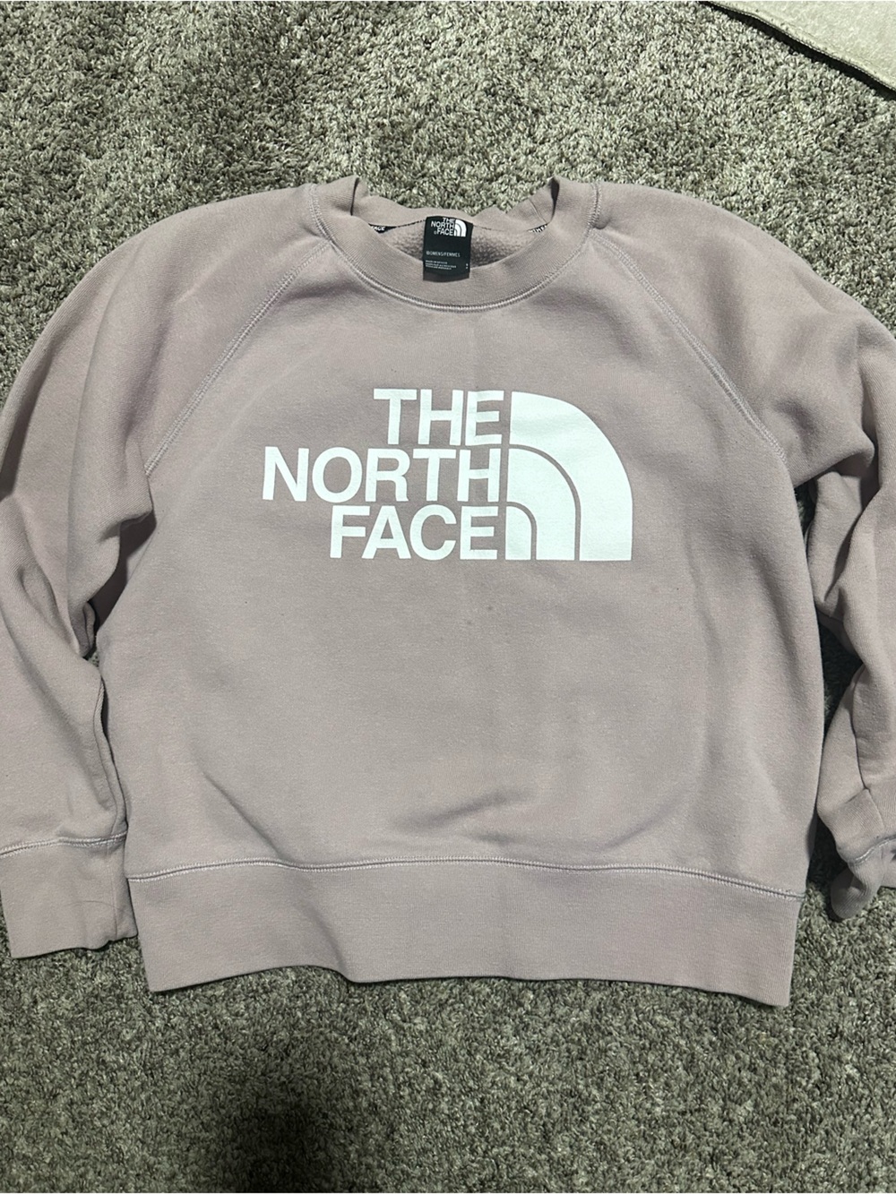 The North Face womens Pullover with White Logo